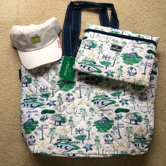 Scout Handbags - NWT! 2022 Scout Masters Augusta National Packable Tote & Women’s Masters Cap